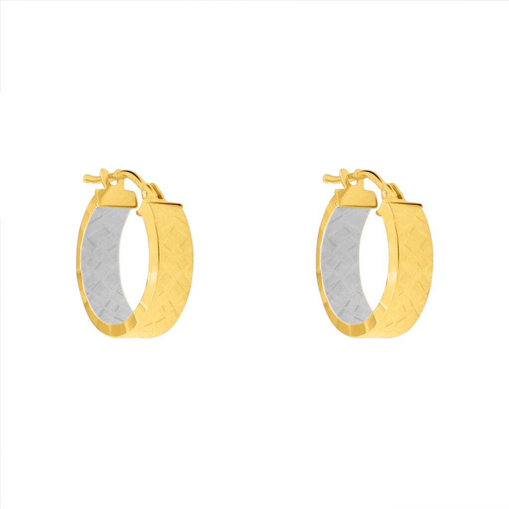 Orecchini A Cerchio Toujours Oro Bicolore - Orecchini a Cerchio Donna | Stroili