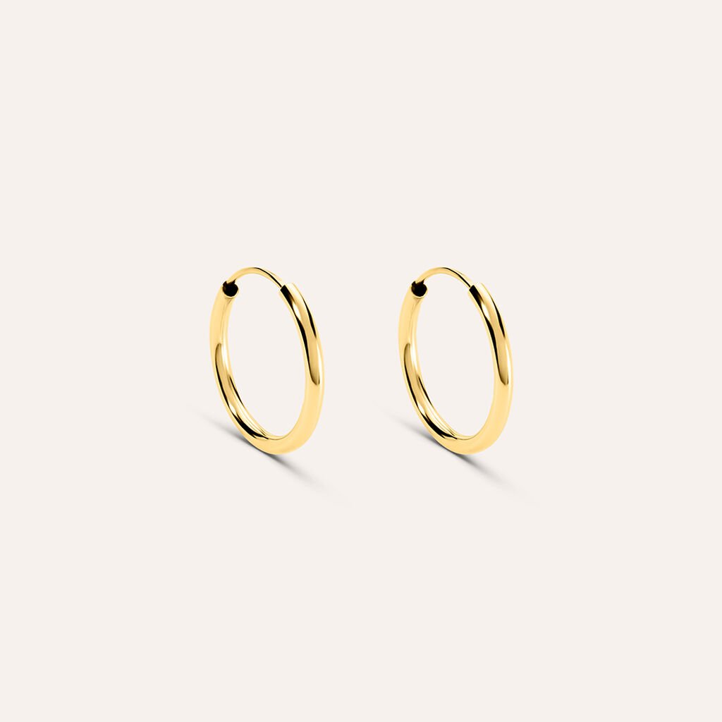 Orecchini A Cerchio Toujours Oro Giallo - Orecchini a Cerchio Donna | Stroili