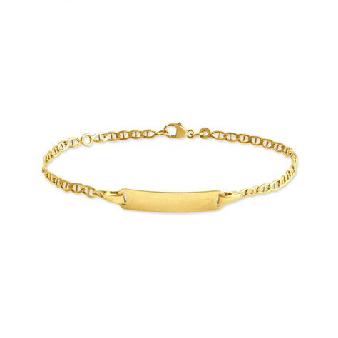 Bracciale Con Targhetta Religious Gold Oro Giallo - Bracciali Bambino | Stroili