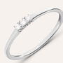 Anello Trilogy Grace Oro Bianco Diamante