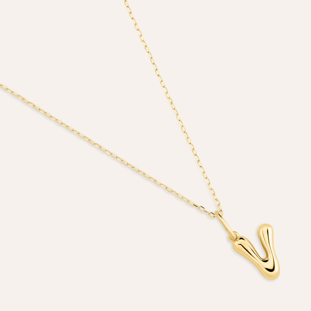 Pendente Love Beats Argento Dorato