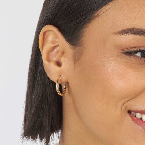 Orecchini A Cerchio Gold Essence Oro Giallo - Orecchini a Cerchio Donna | Stroili