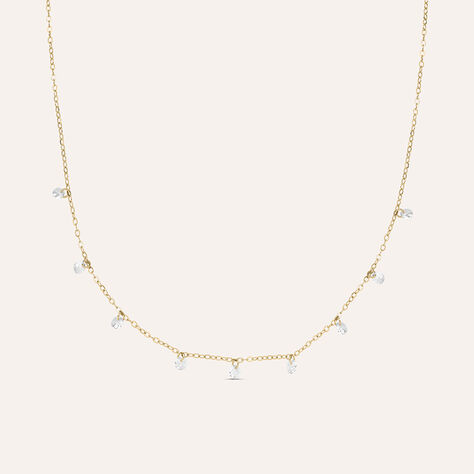 Collana Multi Punto Luce Golden Dream Placcato Oro Giallo Cubic Zirconia - Collane Punto Luce Donna | Stroili