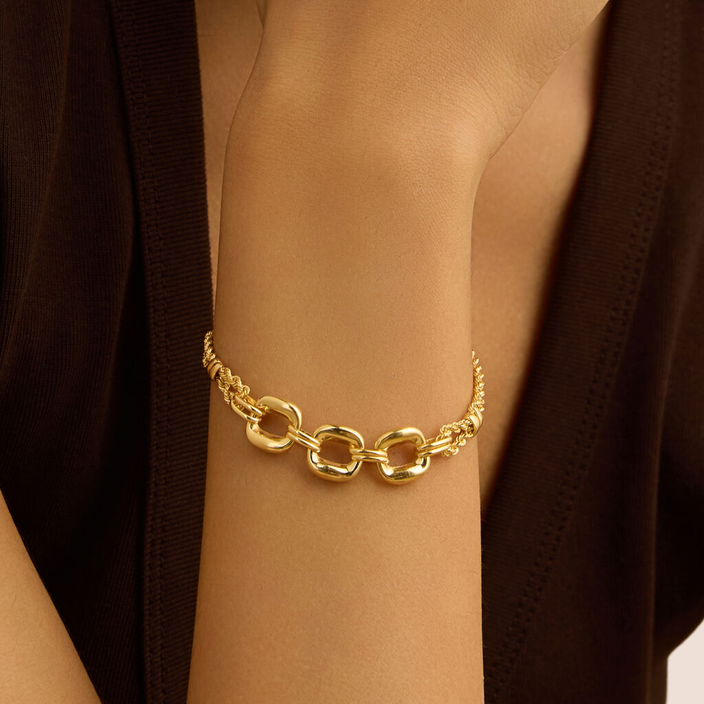Bracciale Catena Gold Essence Oro Giallo