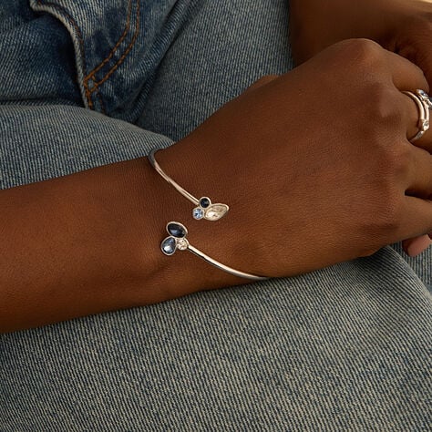 Bangle Violet Ottone Cristallo - Bracciali Rigidi Donna | Stroili