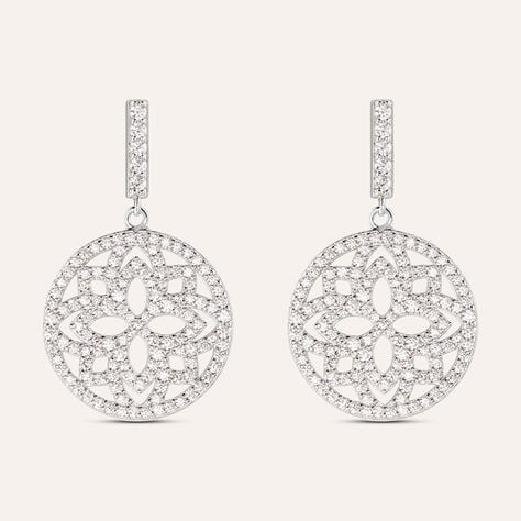 Orecchini Pendenti Silver Shine Argento Rodiato Cubic Zirconia - Orecchini Pendenti Donna | Stroili