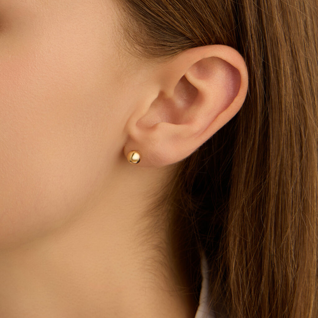 Orecchini Lobo Bon Ton Oro Giallo