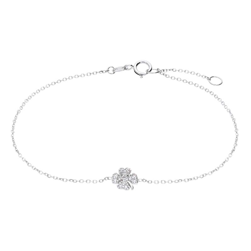 Bracciale Claire Oro Bianco Cubic Zirconia - Bracciali Amicizia Donna | Stroili