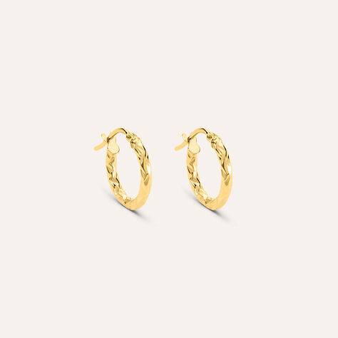 Orecchini A Cerchio Toujours Oro Giallo - Orecchini a Cerchio Donna | Stroili