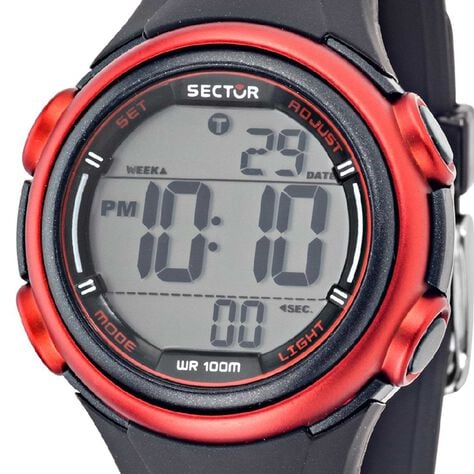 Solo tempo digitatele Street Fashion con cinturino in gomma nero - Orologi Unisex | Stroili