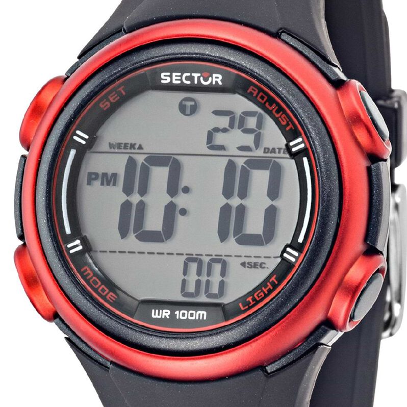 Solo tempo digitatele Street Fashion con cinturino in gomma nero - Orologi Unisex | Stroili