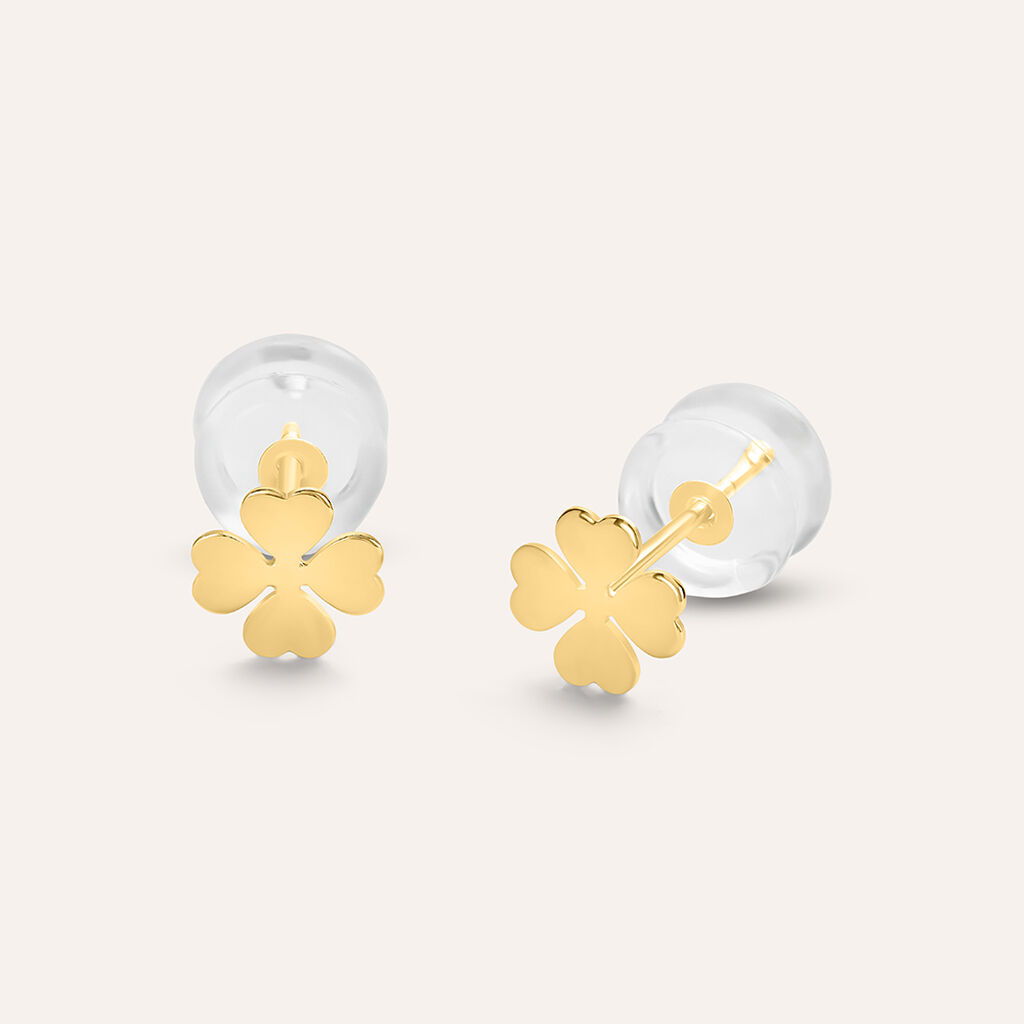 Orecchini Lobo Bon Ton Oro Giallo