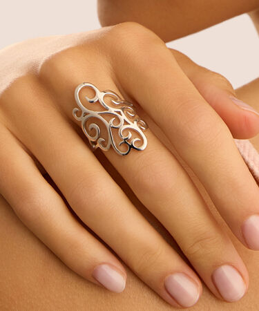 Anello Fantasia Silver Collection Argento Rodiato