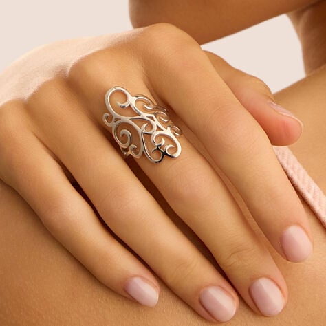 Anello Fantasia Silver Collection Argento Rodiato - Anelli Donna | Stroili