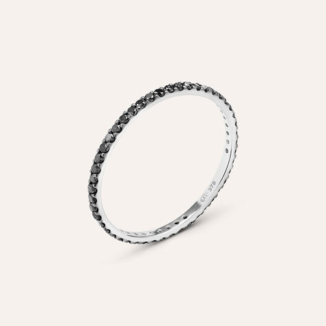 Anello Eternity L'homme Diamant Oro Bianco Diamante - Anelli Eternity Uomo | Stroili