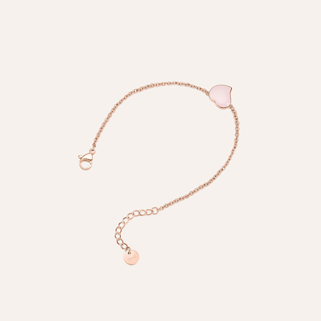 Bracciale Lady Sweet Acciaio Rosa - Bracciali con Incisione Donna | Stroili