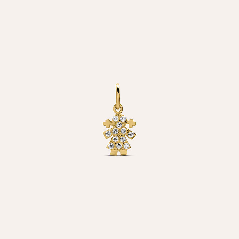 Pendente Po&egrave;me Oro Giallo Cubic Zirconia - Ciondoli Donna | Stroili