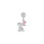 Pendente Love Beats Argento Rodiato
