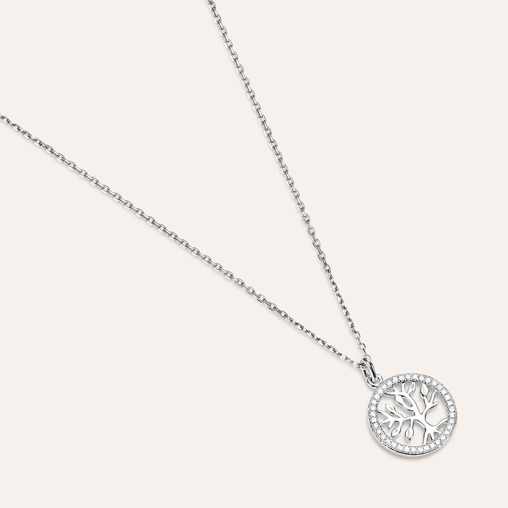 Collana Sophia Oro Bianco Diamante - Collane Donna | Stroili