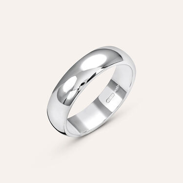 Fede Mantovana 5 mm Oro Bianco