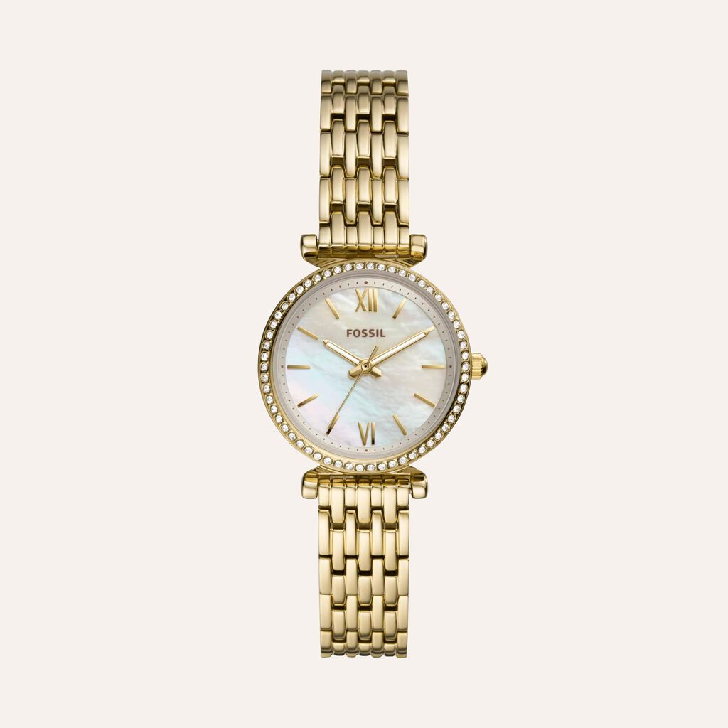 Orologio Donna Fossil Carlie Mini quadrante bianco ES4735