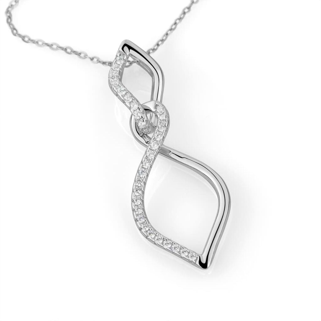 Collana Silver Shine Argento Rodiato Cubic Zirconia