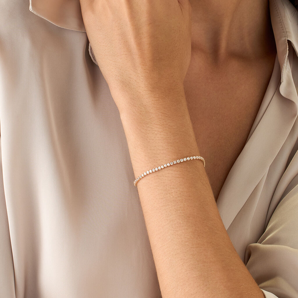 Bracciale Tennis Golden Dream Placcato Oro Giallo Cubic Zirconia - Bracciali Tennis Donna | Stroili