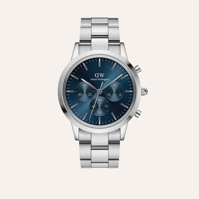 Orologio Al Quarzo Daniel Wellington Iconic Chronograph Link Arctic Dw00100644 - Orologi Cronografo Uomo | Stroili