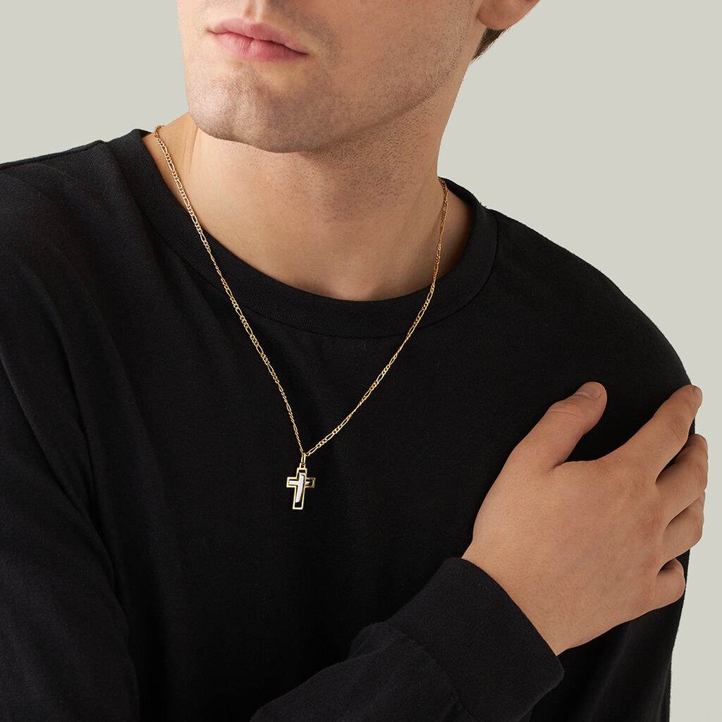 Pendente L'homme Or Oro Bicolore Giallo / Bianco - Ciondoli Uomo | Stroili