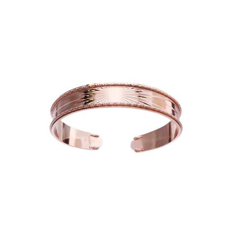 Bracciale bangle raggi in bronzo rosato - Bracciali Donna | Stroili
