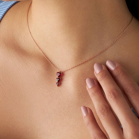 Collana Trilogy Silver Rainbow Argento Rosa Cubic Zirconia - Collane Donna | Stroili