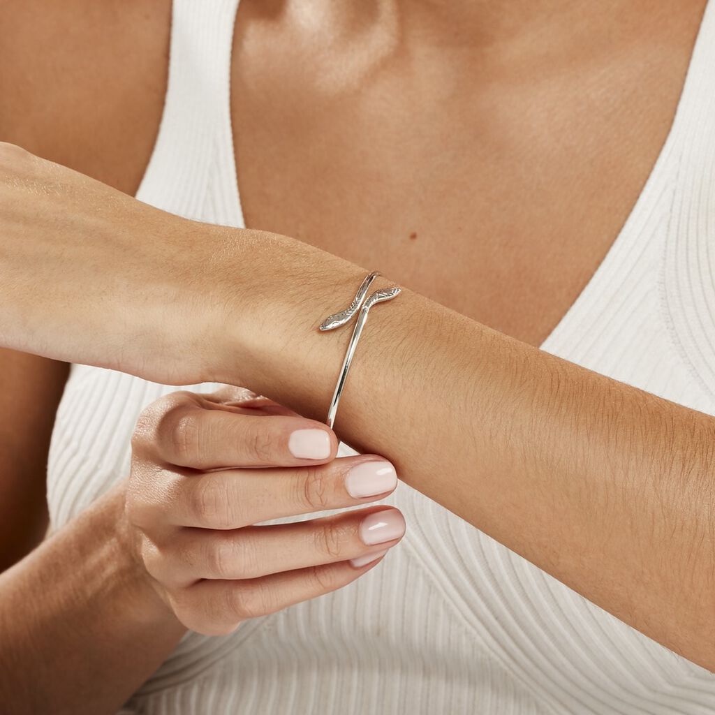 Bangle Silver Collection Argento Rodiato - Bracciali Rigidi Donna | Stroili