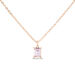 Collana Punto Luce Violet Ottone Rosa Cristallo - Collane Punto Luce Donna | Stroili