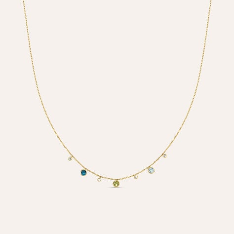 Collana Amélie Oro Giallo Topazio Cubic Zirconia - Collane Donna | Stroili