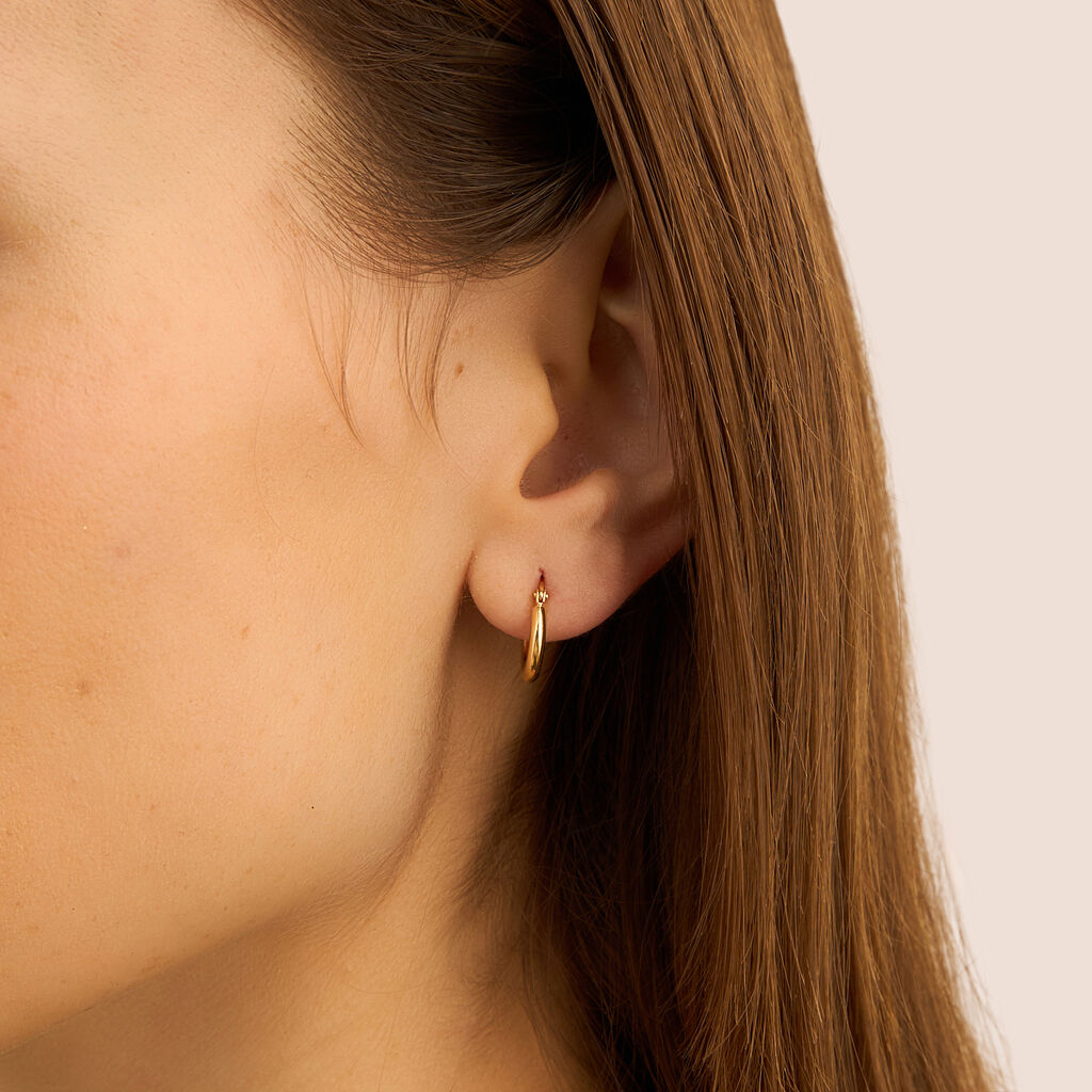 Orecchini A Cerchio Toujours Oro Giallo