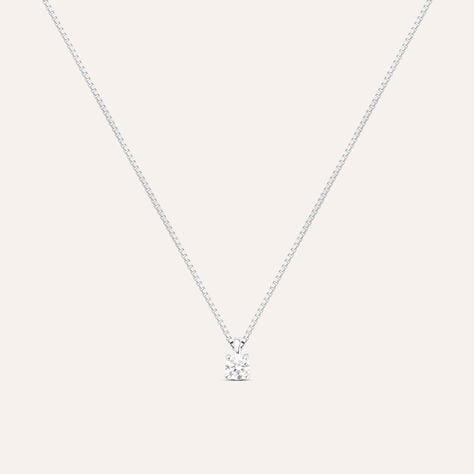Collana Punto Luce Firmamenti Oro Bianco Diamante - Collane Punto Luce Donna | Stroili