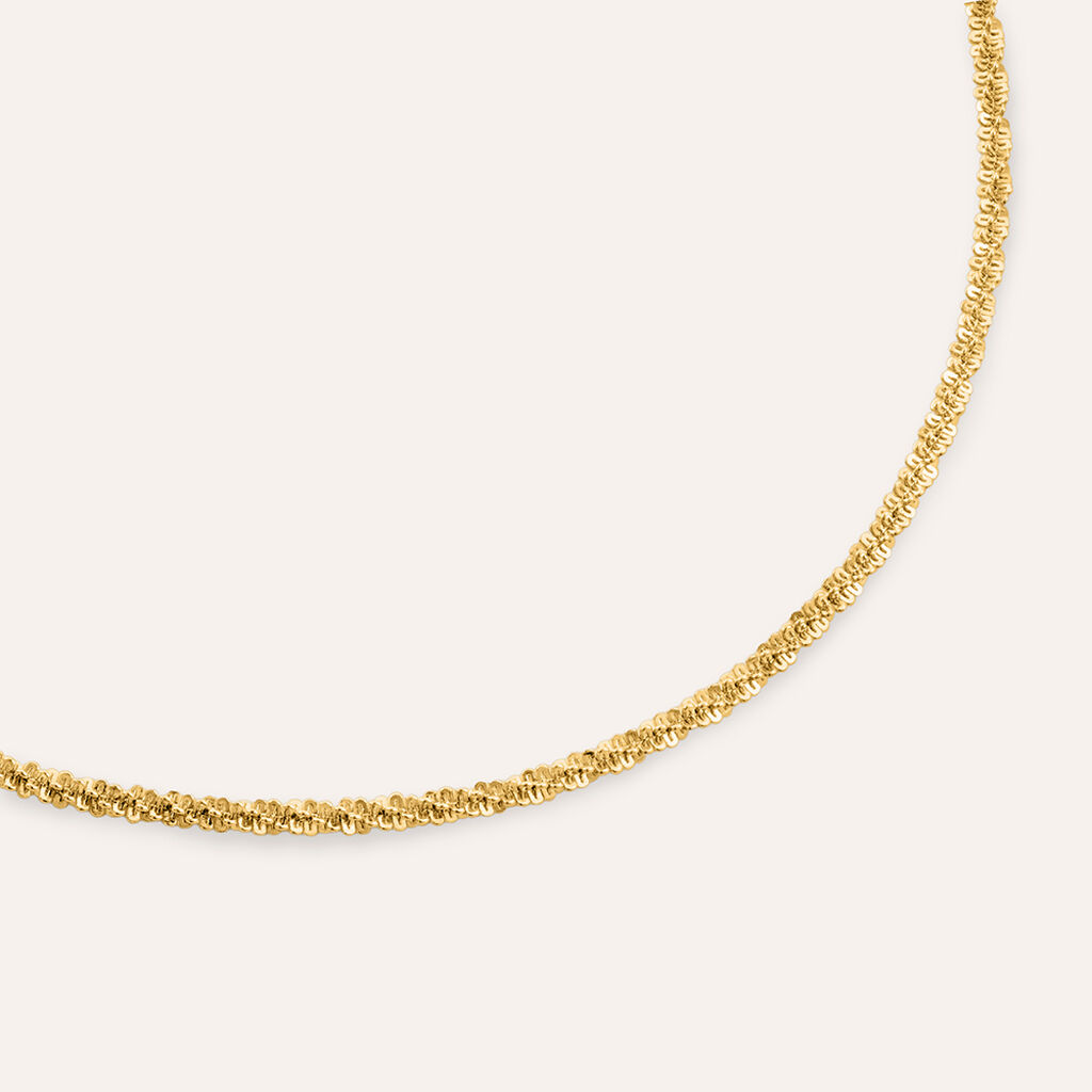 Bracciale Catena Radiance Acciaio Dorato
