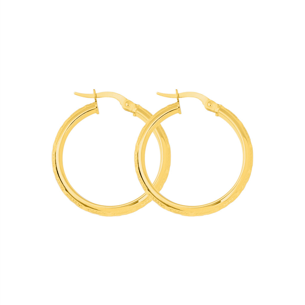 Orecchini A Cerchio Toujours Oro Giallo - Orecchini a Cerchio Donna | Stroili