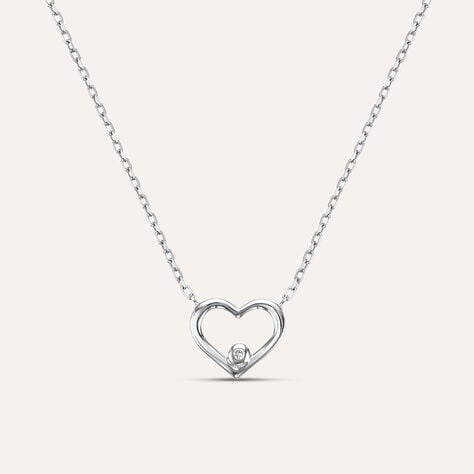 Collana Sophia Oro Bianco Diamante - Collane Donna | Stroili
