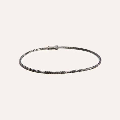 Bracciale Tennis L'homme Diamant Oro Bianco Diamante - Bracciali Tennis Uomo | Stroili