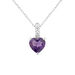Collana Punto Luce Amélie Oro Bianco Ametista Cubic Zirconia - Collane Punto Luce Donna | Stroili