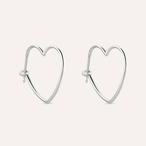 Orecchini A Cerchio Silver Collection Argento Rodiato - Orecchini a Cerchio Donna | Stroili