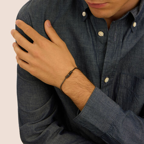 Bead Essential Code Acciaio Nero - Beads Uomo | Stroili