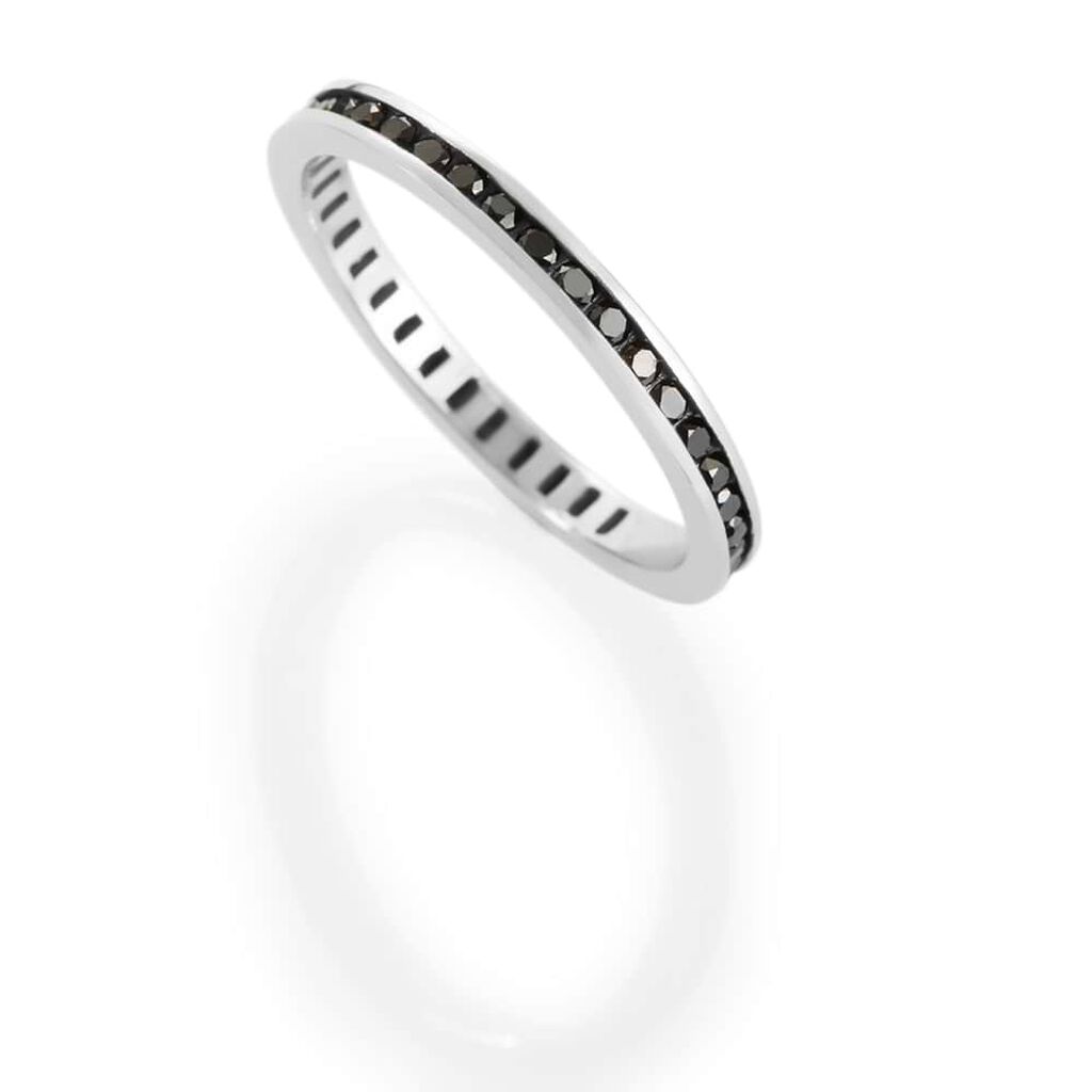 Anello Eternity L'homme Diamant Oro Bianco Diamante - Anelli Eternity Uomo | Stroili
