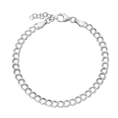 Bracciale in argento rodiato - Bracciali Donna | Stroili