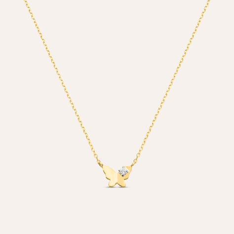 Collana Mon Petit Oro Bicolore Diamante -  Bambino | Stroili