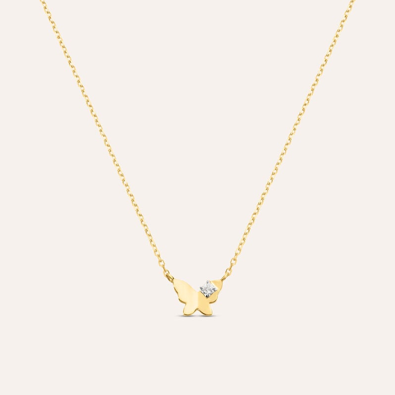 Collana Mon Petit Oro Bicolore Diamante -  Bambino | Stroili