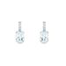 Orecchini Lobo Acquamarina Oro Bianco Acquamarina Diamante - Orecchini a Lobo Donna | Stroili