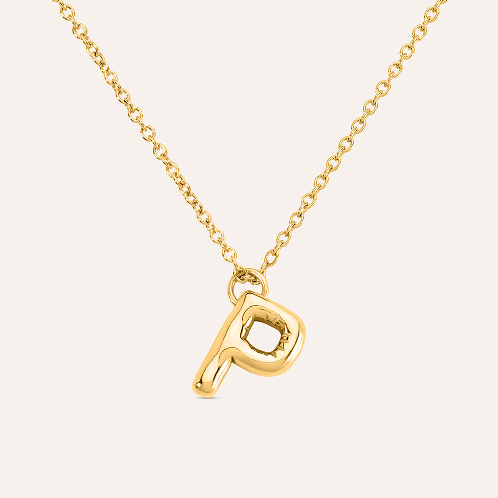 Collana Radiance Acciaio Dorato