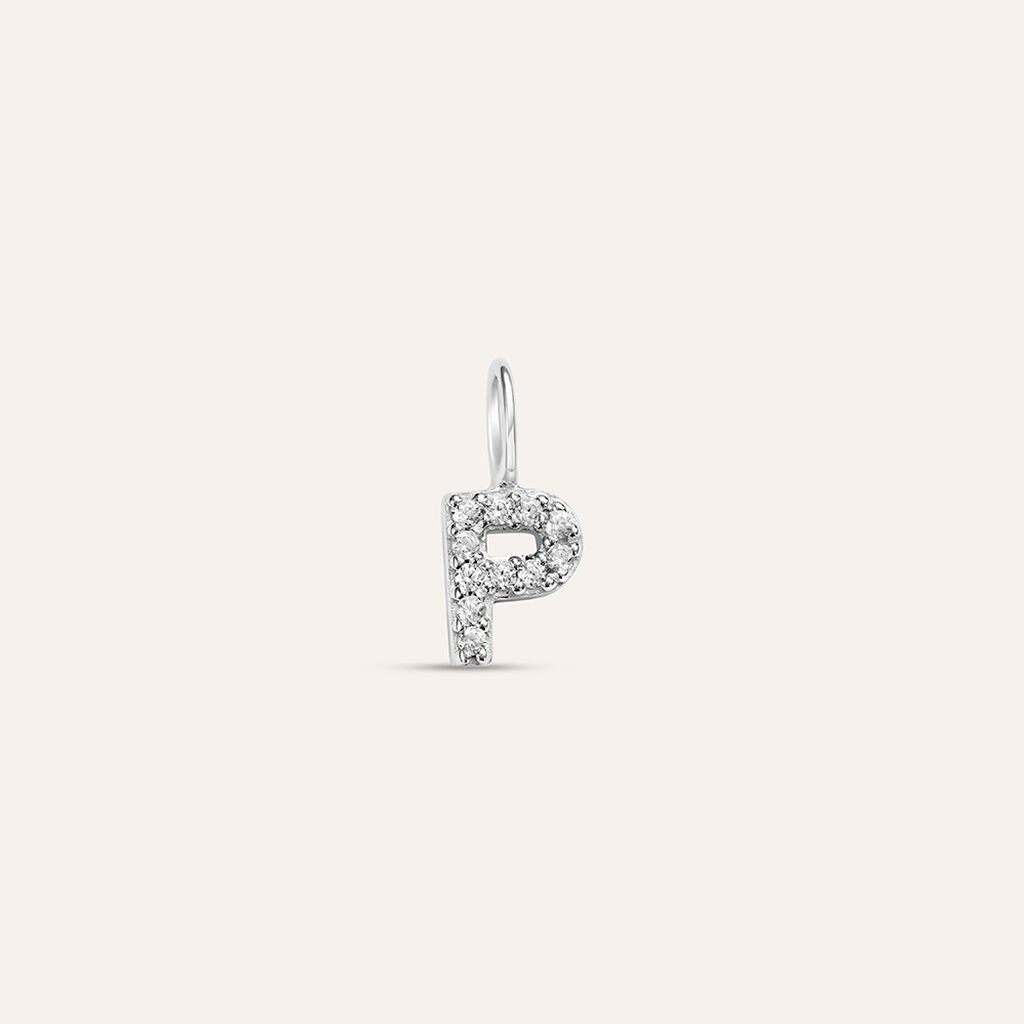 Pendente Love Beats Argento Rodiato Cubic Zirconia
